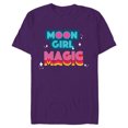 thumbnail image 1 of Marvel Moon Girl and Devil Dinosaur Moon Girl Magic Logo - Short Sleeve Blended T-Shirt for Adults - Customized-Purple, 1 of 5