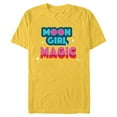 thumbnail image 1 of Marvel Moon Girl and Devil Dinosaur Moon Girl Magic Logo - Short Sleeve Blended T-Shirt for Adults - Customized-Yellow, 1 of 5