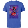 thumbnail image 1 of Marvel Moon Girl and Devil Dinosaur Series Poster and Logo - Short Sleeve Cotton T-Shirt for Adults - Customized-Royal Heather, 1 of 5