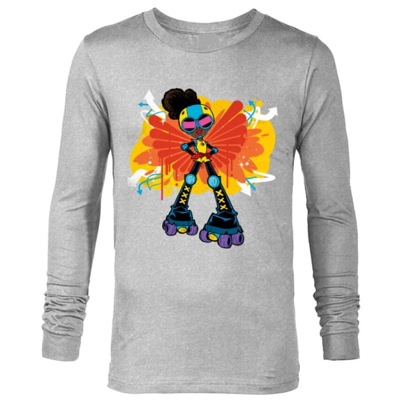 Marvel Moon Girl and Devil Dinosaur Wings of Super Power - Long Sleeve T-Shirt for Men - Customized-Athletic Heather