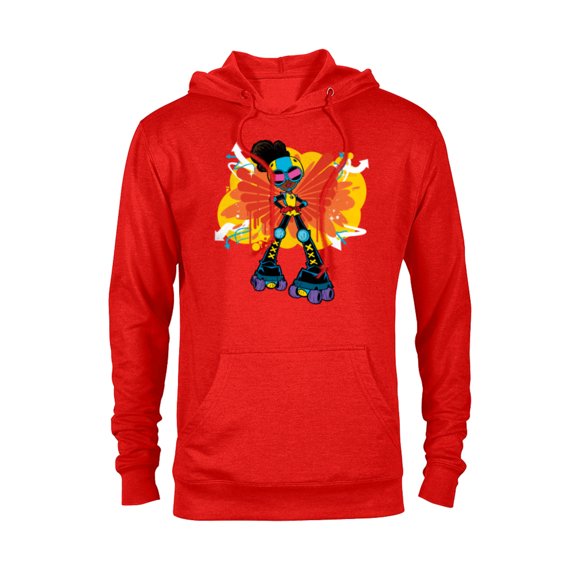 Marvel Moon Girl and Devil Dinosaur Wings of Super Power - Pullover Hoodie for Adults - Customized-Red