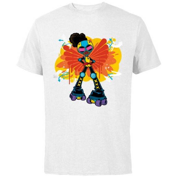 Marvel Moon Girl and Devil Dinosaur Wings of Super Power - Short Sleeve Cotton T-Shirt for Adults - Customized-White