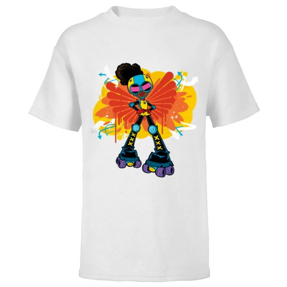 Marvel Moon Girl and Devil Dinosaur Wings of Super Power - Short Sleeve T-Shirt for Kids - Customized-White