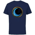 thumbnail image 1 of Marvel Moon Knight Blue Crescent Logo - Short Sleeve Cotton T-Shirt for Adults - Customized-Navy, 1 of 5