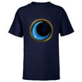thumbnail image 1 of Marvel Moon Knight Blue Crescent Logo - Short Sleeve T-Shirt for Kids - Customized-Navy, 1 of 5