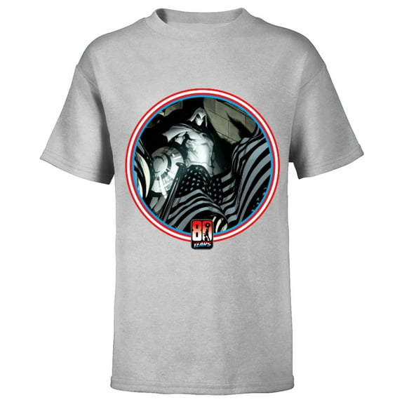 Marvel Moon Knight Captain America 80th Anniversary Covers Standard - Short Sleeve T-Shirt for Kids – Customized-Athletic Heather
