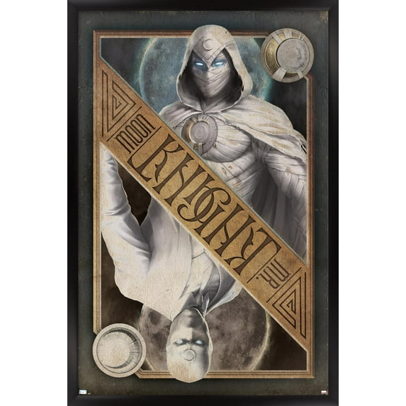 Marvel Moon Knight - Card Wall Poster, 22.375" x 34" Framed