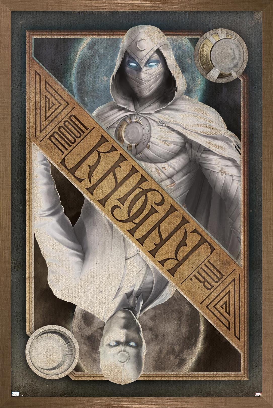 Marvel Moon Knight - Card Wall Poster, 22.375" x 34" Framed