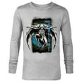 thumbnail image 1 of Marvel Moon Knight Egyptian Hieroglyphs Jump - Long Sleeve T-Shirt for Men - Customized-Athletic Heather, 1 of 5