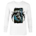 thumbnail image 1 of Marvel Moon Knight Egyptian Hieroglyphs Jump - Long Sleeve T-Shirt for Men - Customized-White, 1 of 5