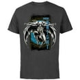 thumbnail image 1 of Marvel Moon Knight Egyptian Hieroglyphs Jump - Short Sleeve Cotton T-Shirt for Adults - Customized-Charcoal, 1 of 5