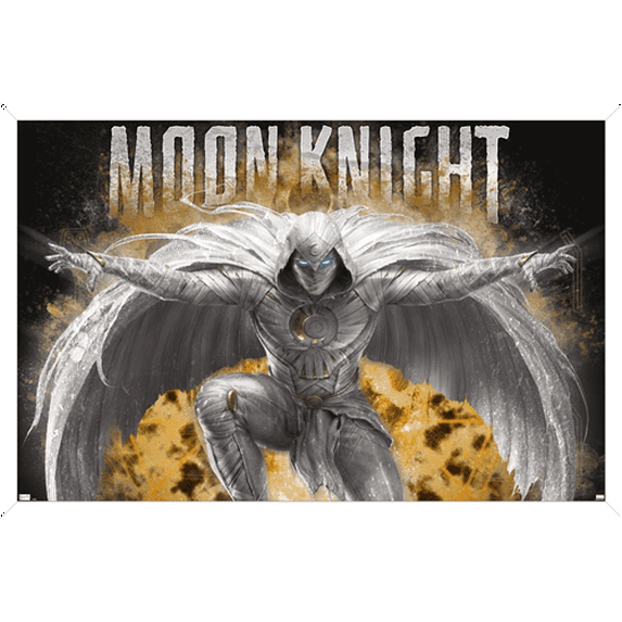 Marvel Moon Knight - Explosion Wall Poster, 14.725" x 22.375" Framed