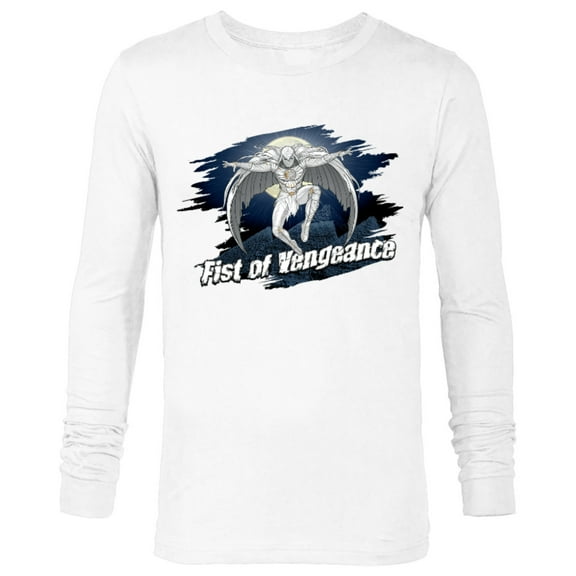 Marvel Moon Knight Fist of Vengeance - Long Sleeve T-Shirt for Men - Customized-White