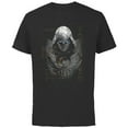thumbnail image 1 of Marvel Moon Knight Glowing Eyes Egyptian Hieroglyphs - Short Sleeve Cotton T-Shirt for Adults - Customized-Black, 1 of 5