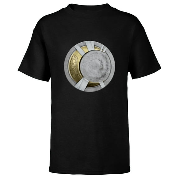 Marvel Moon Knight Logo Egyptian Hieroglyphs - Short Sleeve T-Shirt for Kids - Customized-Black