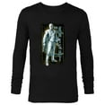 thumbnail image 1 of Marvel Moon Knight Mr. Knight Batons and Crescent Moon - Long Sleeve T-Shirt for Men - Customized-Black, 1 of 5