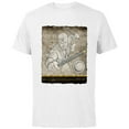 thumbnail image 1 of Marvel Moon Knight Mr. Knight Batons and Hieroglyphs - Short Sleeve Cotton T-Shirt for Adults - Customized-White, 1 of 5