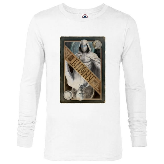 Marvel Moon Knight Mr. Knight Playing Card - Long Sleeve T-Shirt for Men - Customized-White