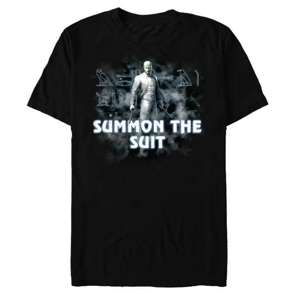 Marvel Moon Knight Mr. Knight Summon the Suit - Short Sleeve Blended T-Shirt for Adults - Customized-Black