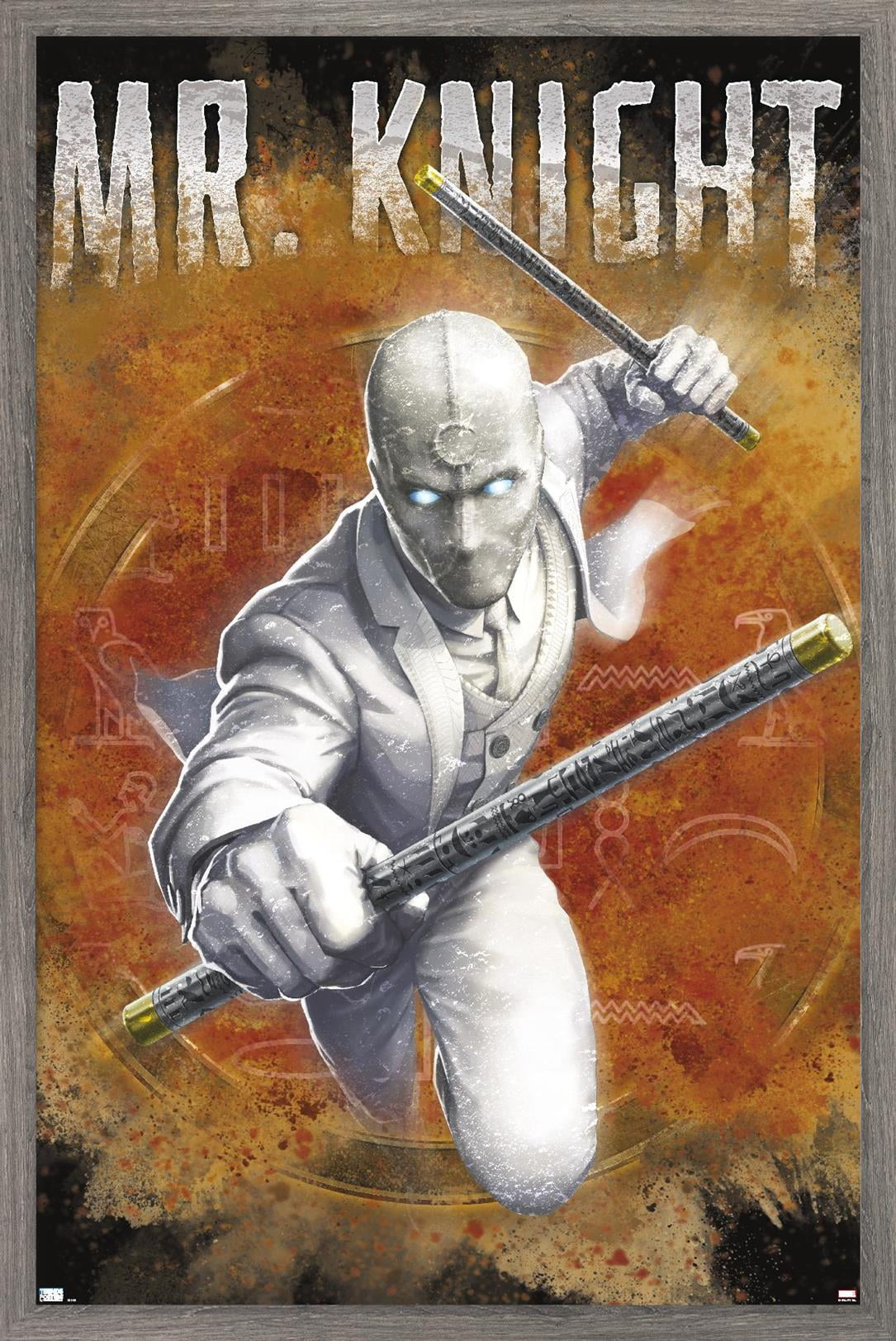 Marvel Moon Knight - Mr. Knight Wall Poster, 14.725" x 22.375" Framed