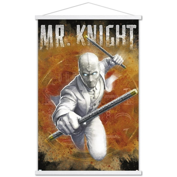 Marvel Moon Knight - Mr. Knight Wall Poster with Magnetic Frame, 22.375" x 34"