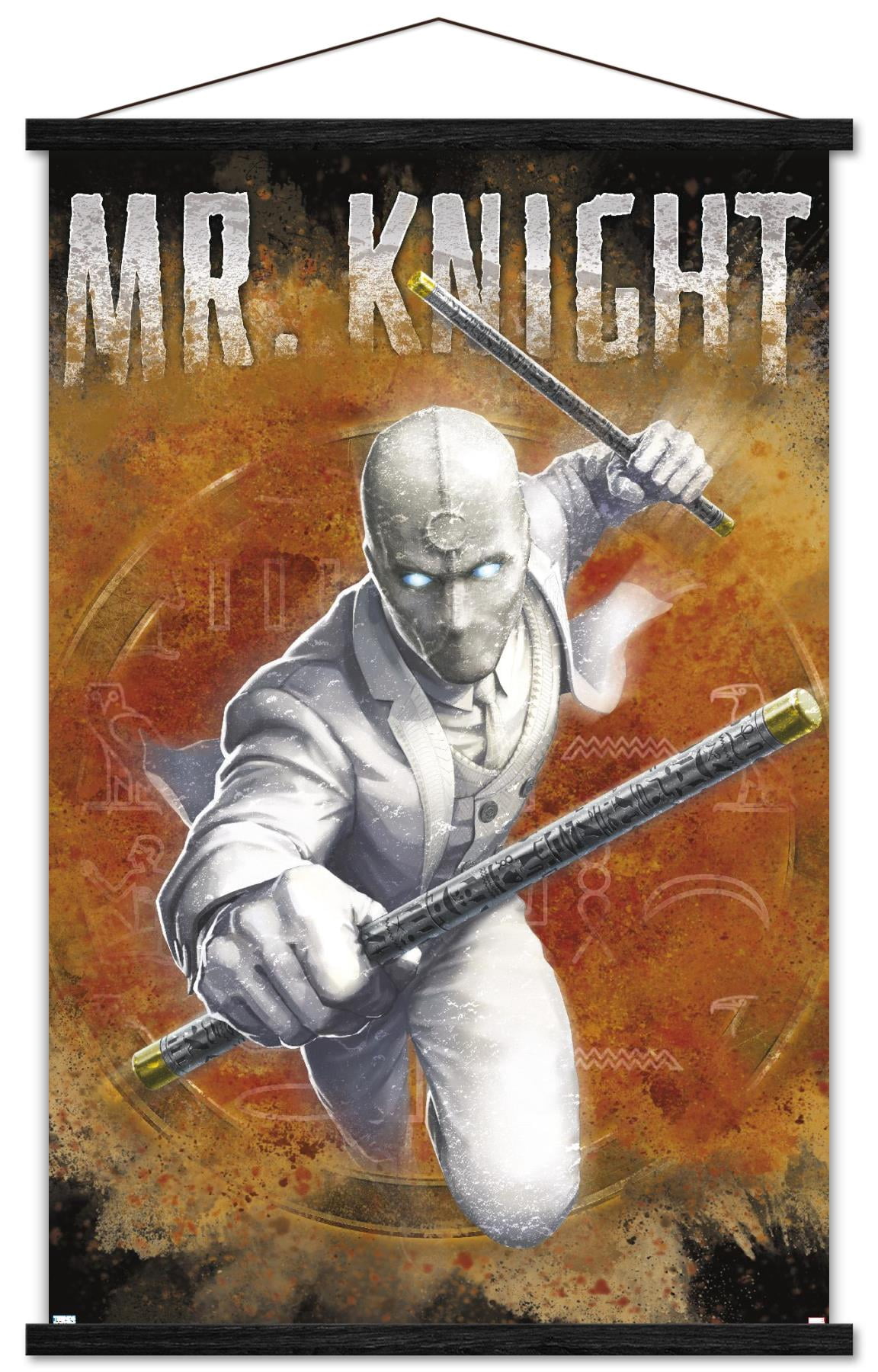 Marvel Moon Knight - Mr. Knight Wall Poster with Magnetic Frame, 22.375" x 34"