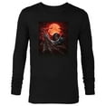 thumbnail image 1 of Marvel Morbius Bats Comic Cover Art - Long Sleeve T-Shirt for Men - Customized-Black, 1 of 5