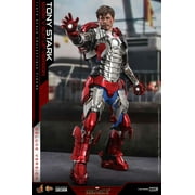 Marvel Movie Masterpiece Diecast Iron Man Mark V Collectible Figure Deluxe Version