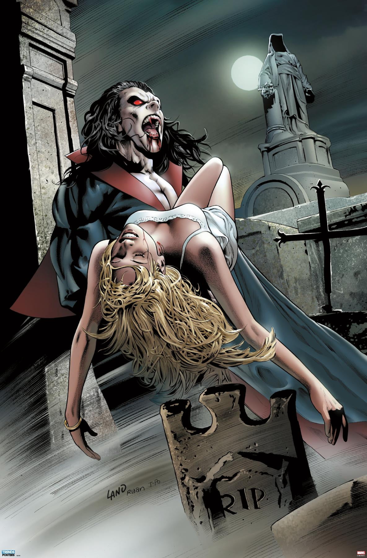 Marvel Movie - Morbius - Graveyard Wall Poster, 22.375" x 34"