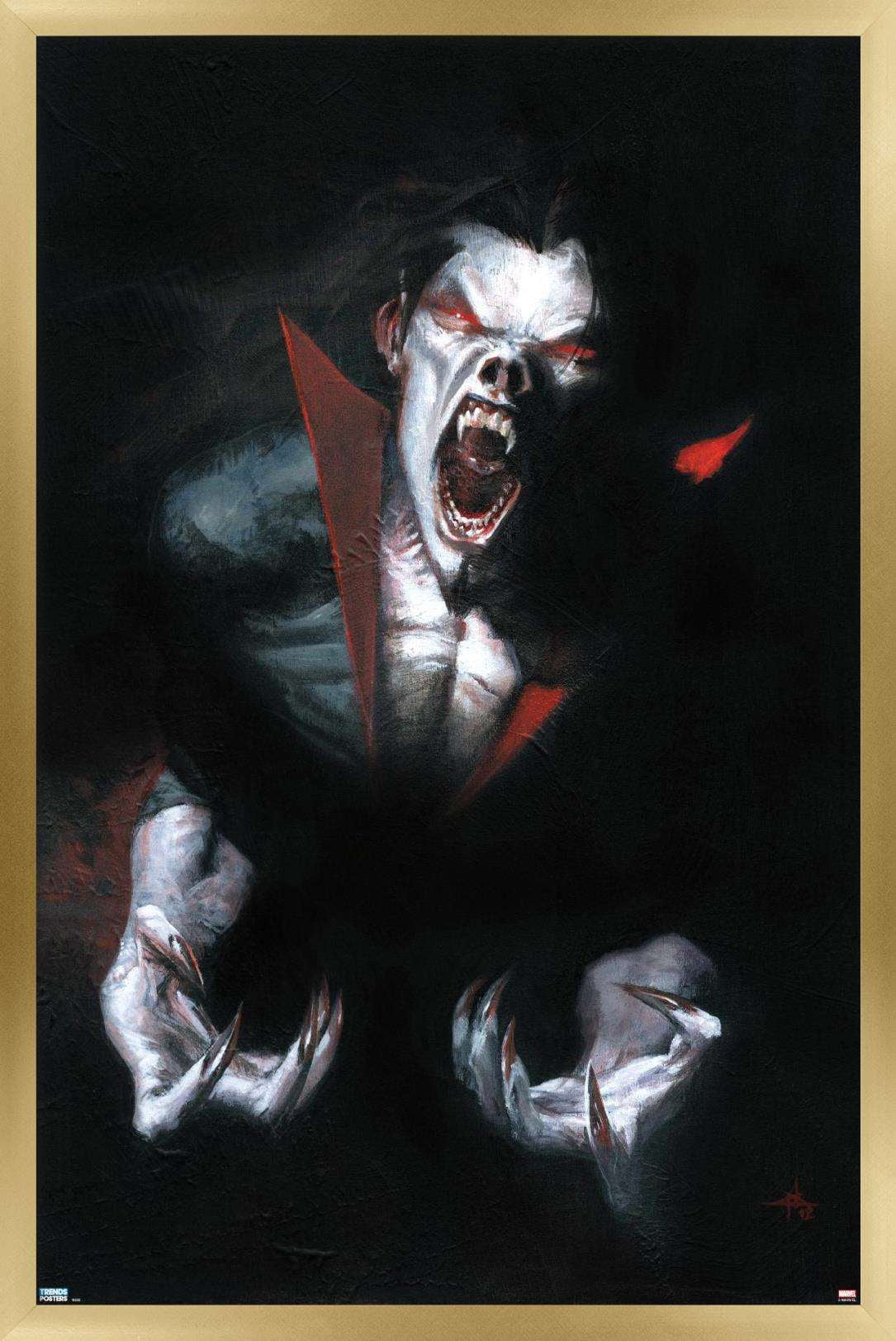 Marvel Movie - Morbius - Shadows Wall Poster, 14.725" x 22.375", Framed