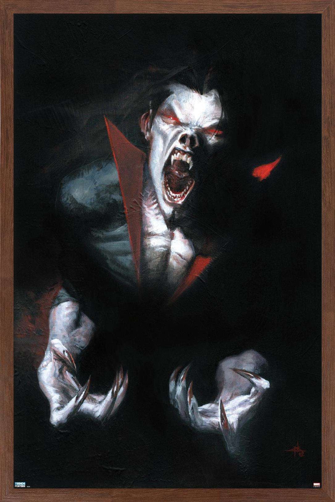 Marvel Movie - Morbius - Shadows Wall Poster, 14.725" x 22.375", Framed