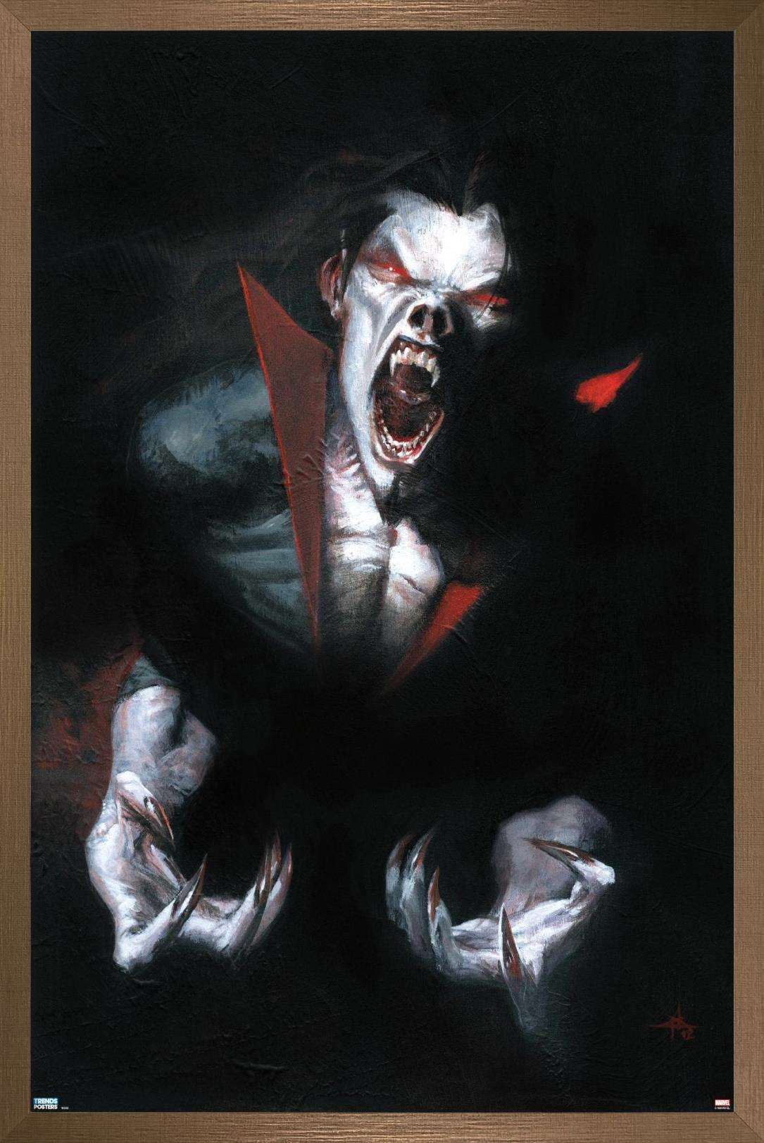 Marvel Movie - Morbius - Shadows Wall Poster, 14.725" x 22.375", Framed