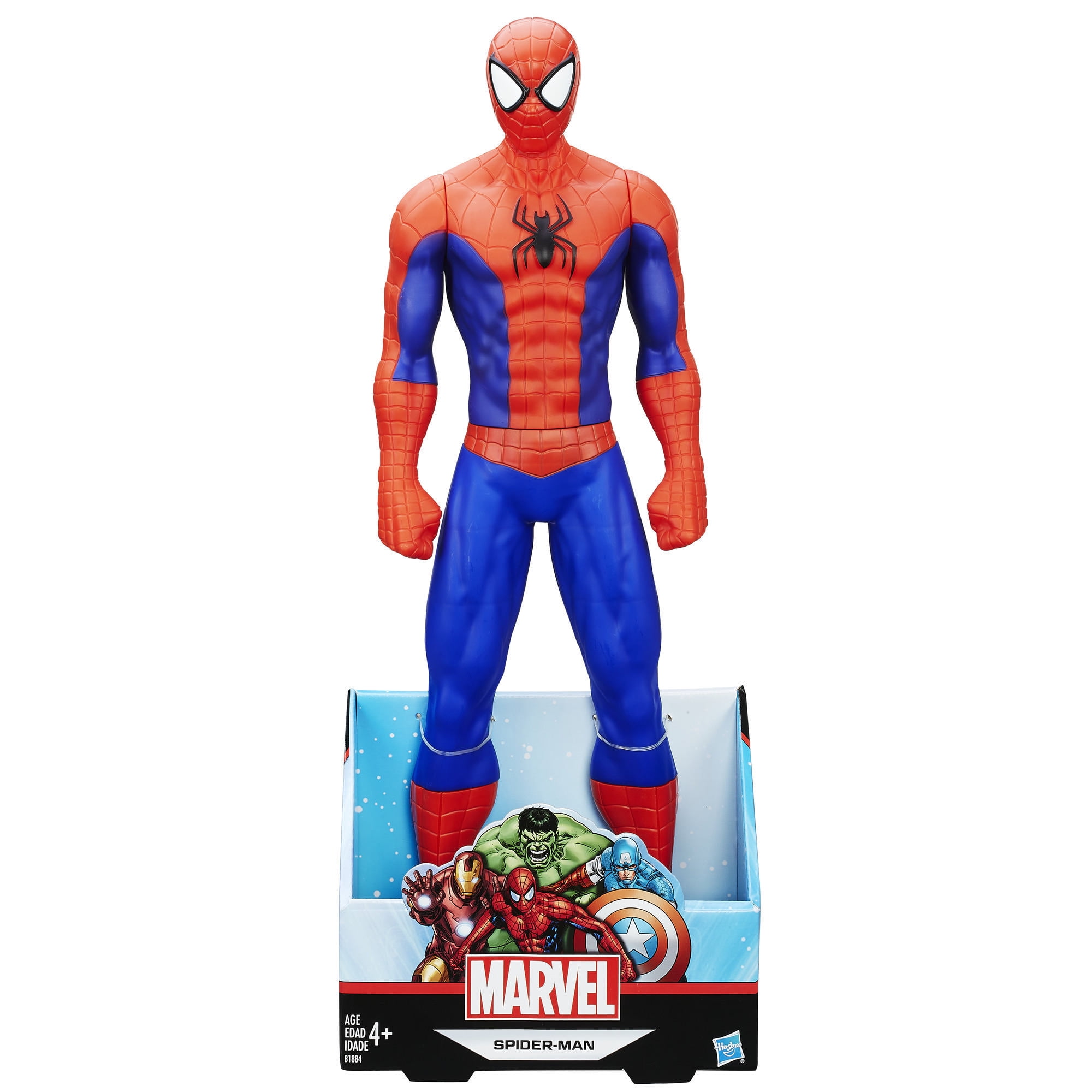 Marvel Moving Arms and Waist Spider Man 20 Play Set Blue Red Black