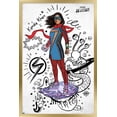 thumbnail image 1 of Marvel Ms. Marvel - Doodles Wall Poster, 14.725" x 22.375" Framed, 1 of 6