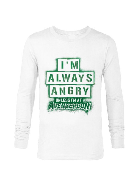 Ms. Marvel Hulk New Jersey Avengercon Always Angry - Long Sleeve T-Shirt for Men - Customized-White
