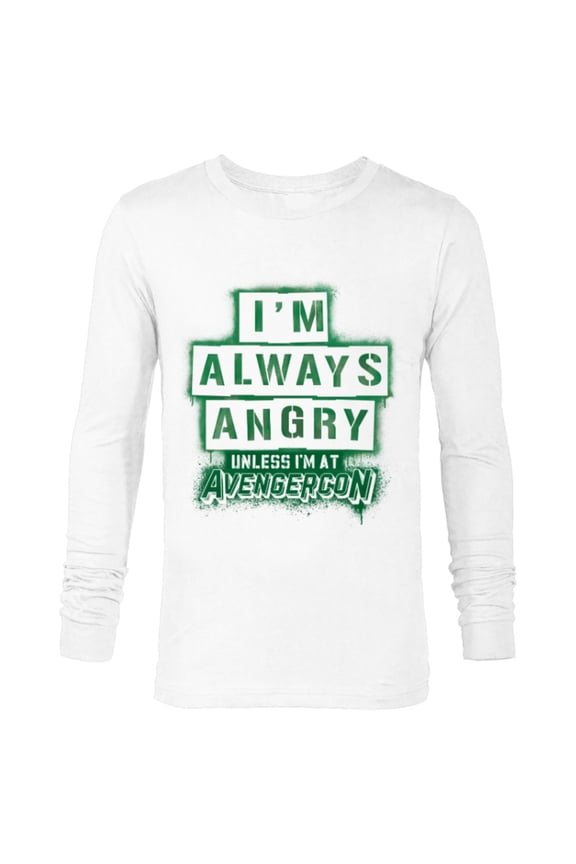 Ms. Marvel Hulk New Jersey Avengercon Always Angry - Long Sleeve T-Shirt for Men - Customized-White