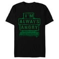 thumbnail image 1 of Marvel Ms. Marvel Hulk New Jersey Avengercon Always Angry - Short Sleeve Blended T-Shirt for Adults - Customized-Black, 1 of 5