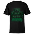 thumbnail image 1 of Marvel Ms. Marvel Hulk New Jersey Avengercon Always Angry - Short Sleeve T-Shirt for Kids - Customized-Black, 1 of 5