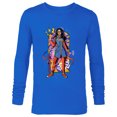 thumbnail image 1 of Marvel Ms. Marvel Kamala Khan Mural Art - Long Sleeve T-Shirt for Men - Customized-Navy, 1 of 5