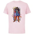thumbnail image 1 of Marvel Ms. Marvel Kamala Khan Mural Art - Short Sleeve Cotton T-Shirt for Adults - Customized-Soft Pink, 1 of 5