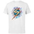 thumbnail image 1 of Marvel Ms. Marvel Lightning Bolt Icon - Short Sleeve Cotton T-Shirt for Adults - Customized-White, 1 of 5