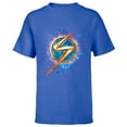 thumbnail image 1 of Marvel Ms. Marvel Lightning Bolt Icon - Short Sleeve T-Shirt for Kids - Customized-Royal, 1 of 5