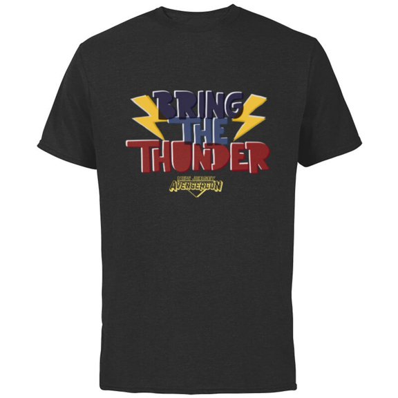 Marvel Ms. Marvel New Jersey Avengercon Bring the Thunder - Short Sleeve Cotton T-Shirt for Adults - Customized-Black