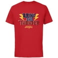 thumbnail image 1 of Marvel Ms. Marvel New Jersey Avengercon Bring the Thunder - Short Sleeve Cotton T-Shirt for Adults - Customized-Red, 1 of 5