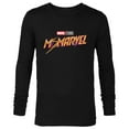 thumbnail image 1 of Marvel Ms. Marvel Series Logo - Long Sleeve T-Shirt for Men - Customized-Black, 1 of 5