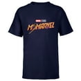 thumbnail image 1 of Marvel Ms. Marvel Series Logo - Short Sleeve T-Shirt for Kids - Customized-Navy, 1 of 5