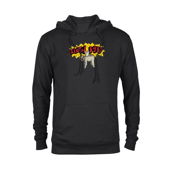 Marvel Ms. Marvel Sloth Baby Doodle - Pullover Hoodie for Adults - Customized-Black