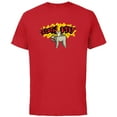 thumbnail image 1 of Marvel Ms. Marvel Sloth Baby Doodle - Short Sleeve Cotton T-Shirt for Adults - Customized-Red, 1 of 5