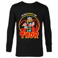 thumbnail image 1 of Marvel My Dad Is Mighty Like Thor Father's Day - Long Sleeve T-Shirt for Men - Customized-Black, 1 of 5