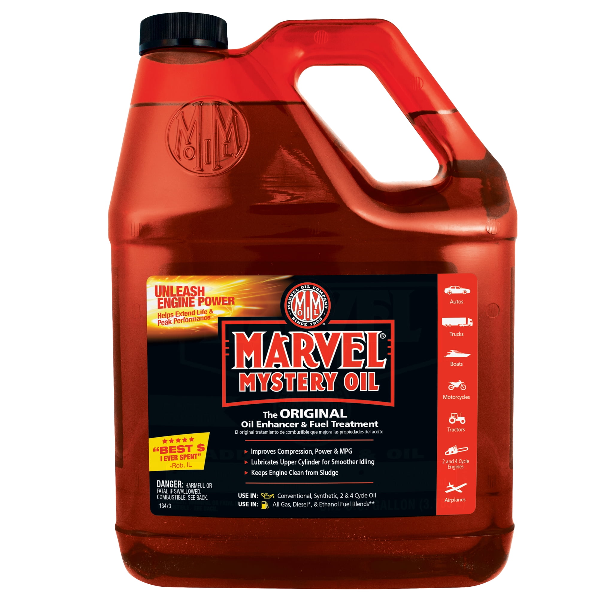 Marvel Mystery Oil Oil Enhancer and Fuel Treatment, 1 Gallon